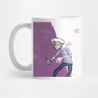 Mn With Knife Mug